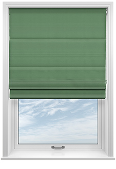 Shima Faux Silk, Fern - Roman Blind